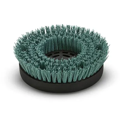 Bàn chải đĩa, Cứng, Xanh lá, 170 mm