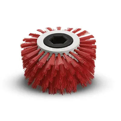 Bàn chải góc, trung bình, Đỏ, 170 mm
