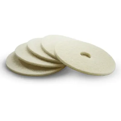 Pad sợi tự nhiên, Mềm mại, Trắng tự nhiên, 432 mm, 5 Unit