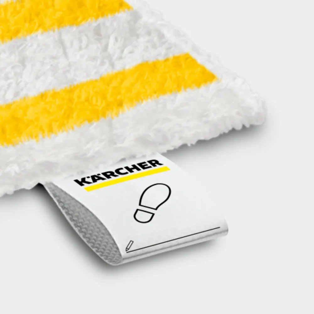Bộ khăn lau sàn Microfibre máy làm sạch hơi nước SC, 2 cái – Dây cài trên khăn