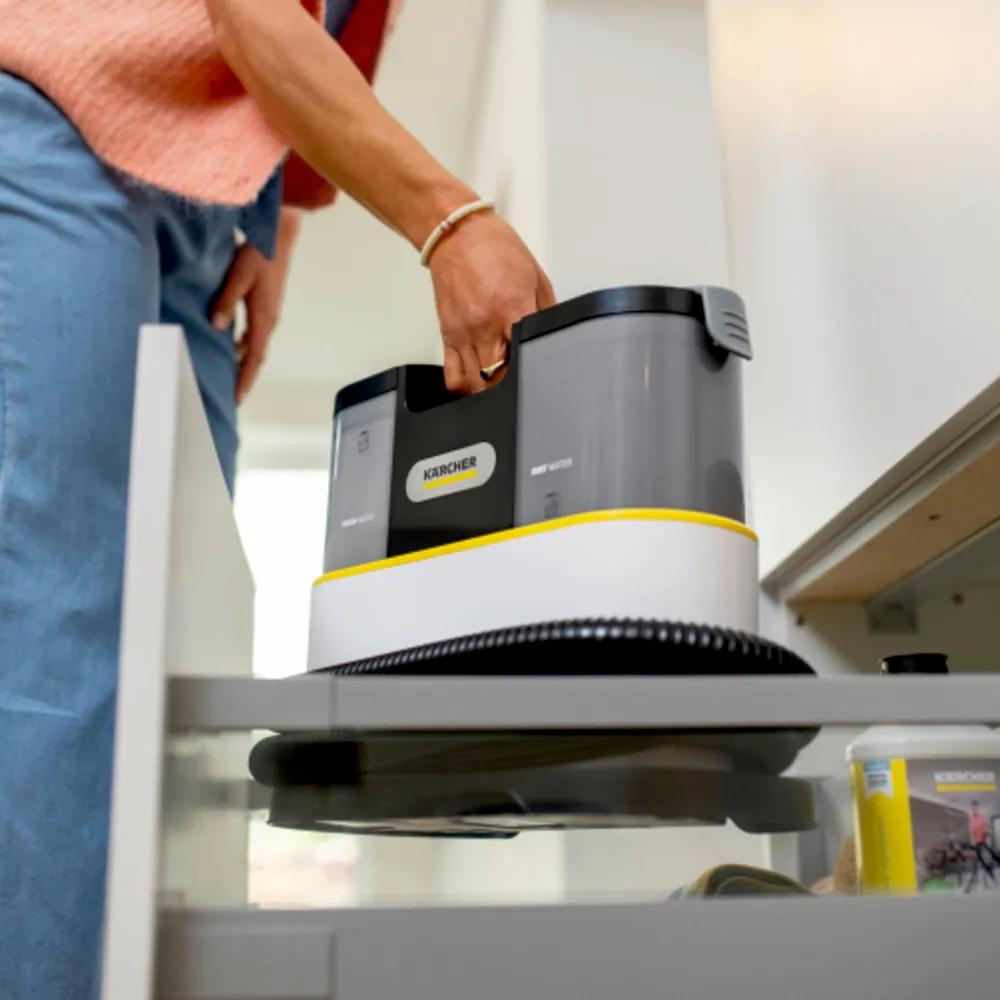 Máy giặt thảm Karcher SE 2 Spot – Thiết bị siêu nhỏ gọn, tiết kiệm không gian