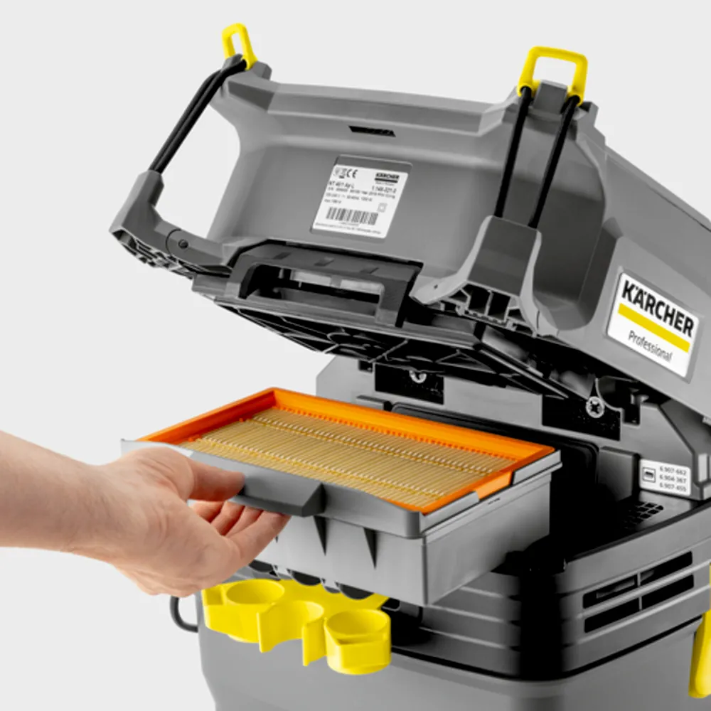 Máy hút bụi Karcher NT 40/1 Ap L – Vỏ bộ lọc có thể tháo rời