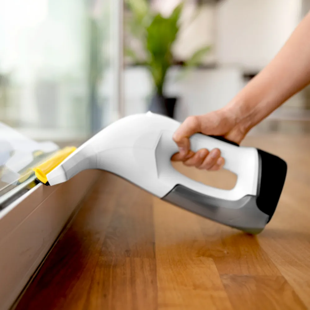 Máy lau kính cầm tay Karcher WV 5 Ultra Care – Lưỡi gạt silicone Xtra!Flex linh hoạt