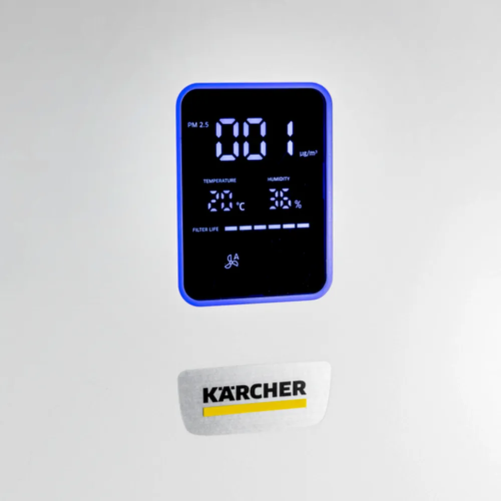 Máy lọc không khí Karcher AF 30 – Hiển thị màu sắc