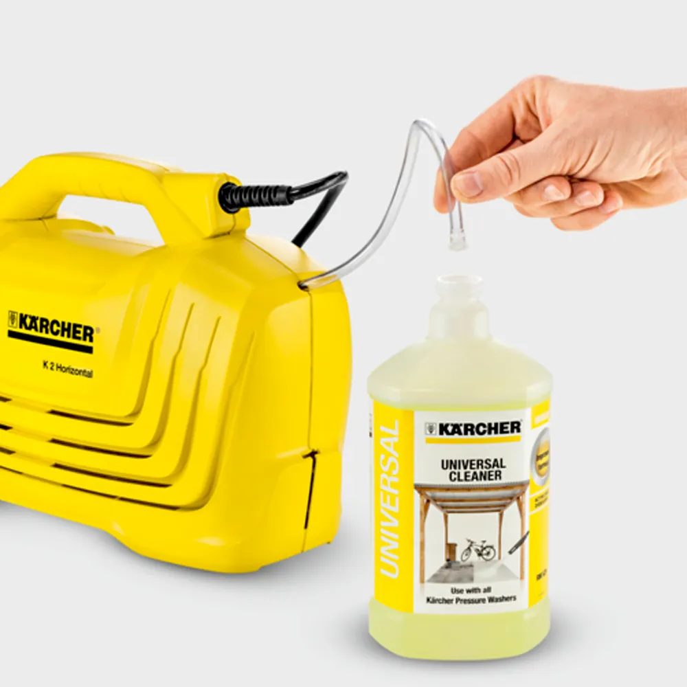 Máy phun rửa áp lực cao Karcher K 2 Classic – Ngăn chứa chất tẩy rửa