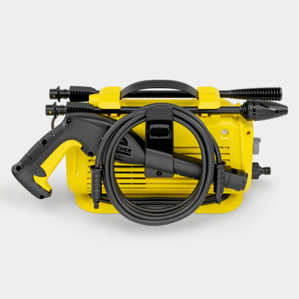 Máy phun rửa áp lực cao Karcher K 2 Premium horizontal – Ngăn lưu trữ gọn gàng
