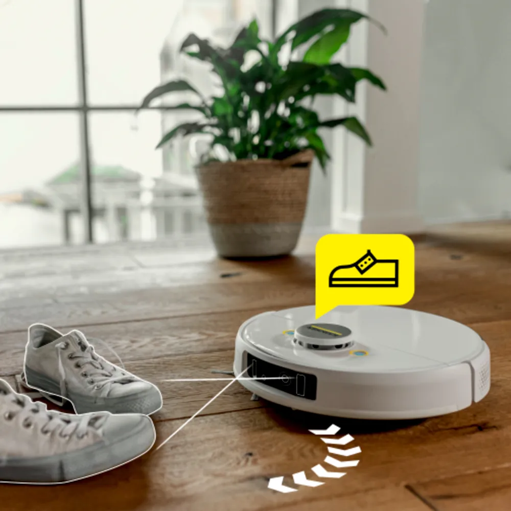 Robot hút bụi Karcher ROBOT HÚT BỤI VÀ LAU SÀN RCV 5 – Điều hướng chính xác