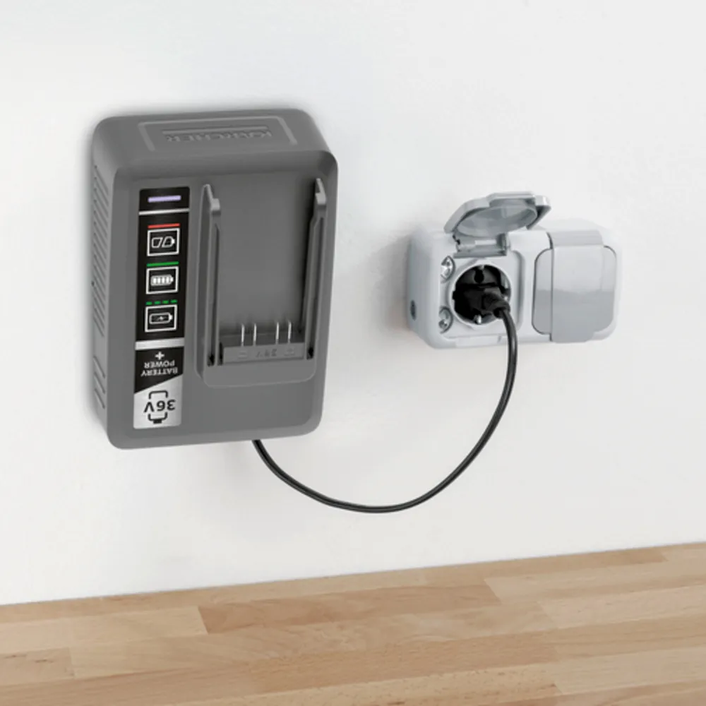 Sạc nhanh pin Power+ 36/60 – Giá treo tường