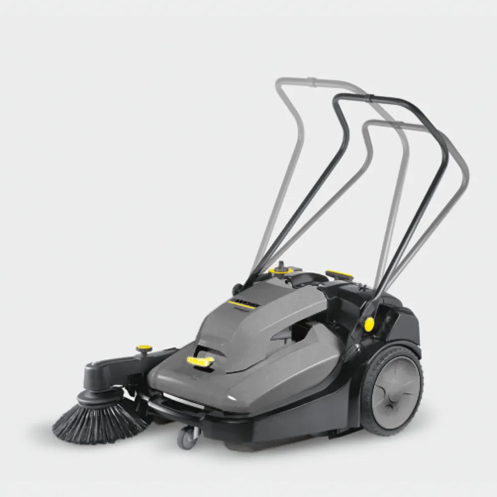Xe quét và máy quét hút đẩy tay Karcher KM 70/30 C Bp Pack – Tay đẩy điều chỉnh được