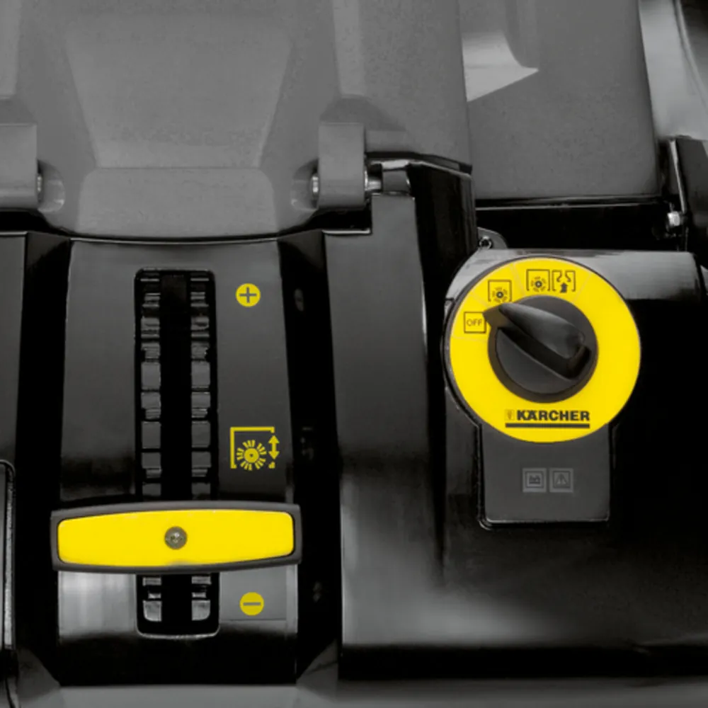 Xe quét và máy quét hút đẩy tay Karcher KM 70/30 C Bp Pack – Khái niệm thiết kế EASY-Operation