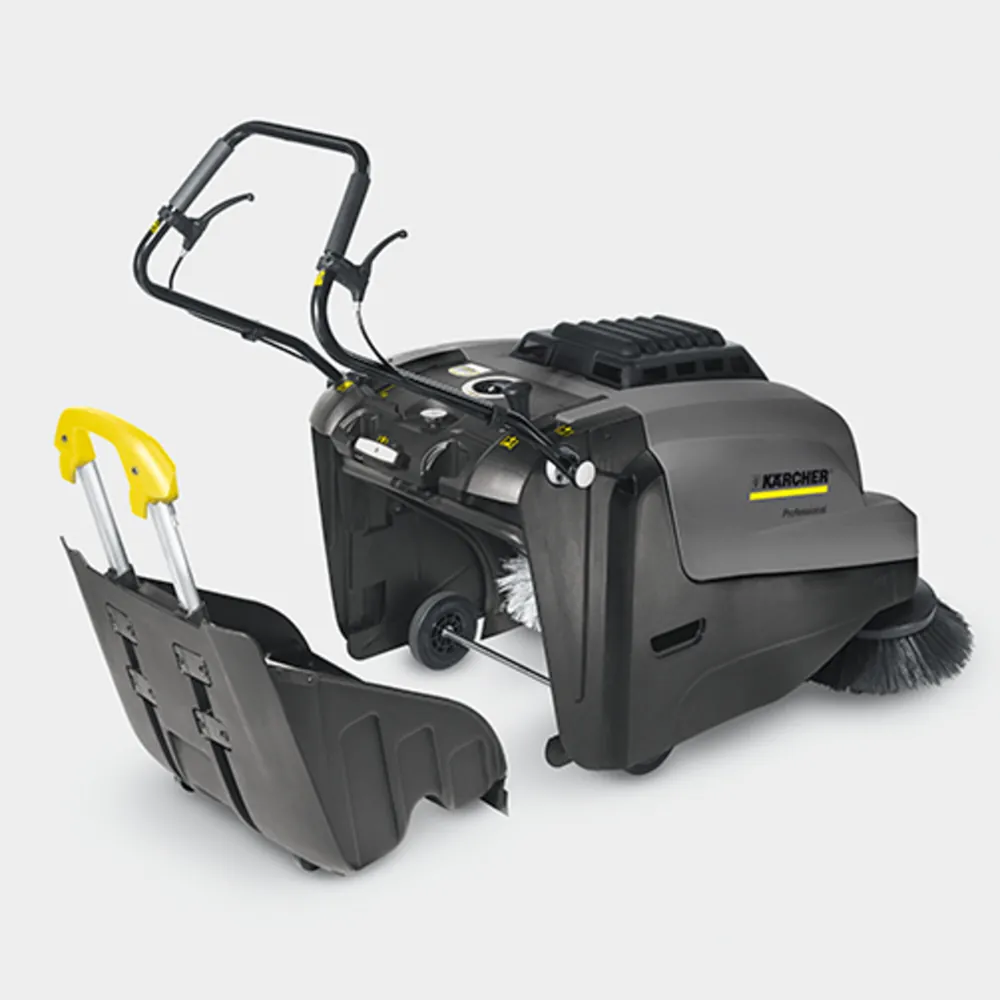 Xe quét và máy quét hút đẩy tay Karcher KM 75/40 W G – Thùng chứa rác có tay đẩy